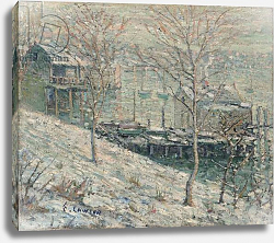 Постер Лоусон Эрнест Harlem River Winter Scene, c.1910 Постер Лоусон Эрнест Harlem River Winter Scene, c.1910