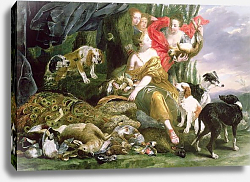 Постер Фит Ян Diana and her handmaidens after the hunt Постер Фит Ян Diana and her handmaidens after the hunt