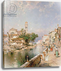 Постер Ютенбергер Франц The Canal Tolentini Постер Ютенбергер Франц The Canal Tolentini