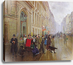 Постер Бакст Леон Leaving the Conservatoire, 1899 Постер Бакст Леон Leaving the Conservatoire, 1899