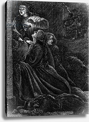 Постер Милле Джон Эверетт The Five Foolish Virgins, illustration, 1864 Постер Милле Джон Эверетт The Five Foolish Virgins, illustration, 1864