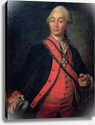Постер Левицкий Дмитрий Portrait of Field Marshal Generalissimo, Count Aleksandr Vasilievich Suvorov, 1786 Постер Левицкий Дмитрий Portrait of Field Marshal Generalissimo, Count Aleksandr Vasilievich Suvorov, 1786