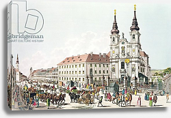 Постер Циглер Иоганн Parish Church and Convent of Mariahilf, Vienna, 1783 Постер Циглер Иоганн Parish Church and Convent of Mariahilf, Vienna, 1783