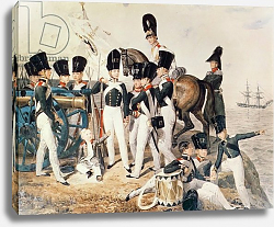 Постер Брюллов Александр Tsarevich Alexander with his Cadets at Peterhof, c.1823 Постер Брюллов Александр Tsarevich Alexander with his Cadets at Peterhof, c.1823