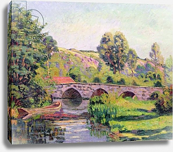 Постер Гуилаумин Арманд The Bridge at Boigneville, c.1894 Постер Гуилаумин Арманд The Bridge at Boigneville, c.1894