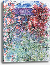 Постер Моне Клод (Claude Monet) The House at Giverny under the Roses, 1925 Постер Моне Клод (Claude Monet) The House at Giverny under the Roses, 1925