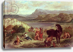 Постер Делакруа Эжен (Eugene Delacroix) Ovid among the Scythians, 1859 Постер Делакруа Эжен (Eugene Delacroix) Ovid among the Scythians, 1859