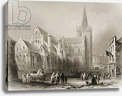 Постер Бартлет Уильям (последователи, грав) Exterior of St. Patrick's Cathedral, Dublin, from 'Scenery and Antiquities of Ireland' Постер Бартлет Уильям (последователи, грав) Exterior of St. Patrick's Cathedral, Dublin, from 'Scenery and Antiquities of Ireland'