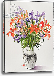 Постер Рэйленд Кристофер (совр) Flowers in a Black and White Jug Постер Рэйленд Кристофер (совр) Flowers in a Black and White Jug