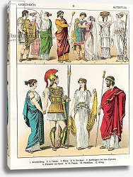 Постер Критцмейстер Альберт (грав) Greek Dress, from 'Trachten der Voelker, 1864 Постер Критцмейстер Альберт (грав) Greek Dress, from 'Trachten der Voelker, 1864