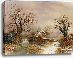 Постер Ливер Чарльз Little Red Riding Hood in the Snow, 19th century Постер Ливер Чарльз Little Red Riding Hood in the Snow, 19th century