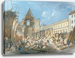 Постер Демаки Пьер Demolition of the Couvent des Cordeliers, c.1802 Постер Демаки Пьер Demolition of the Couvent des Cordeliers, c.1802