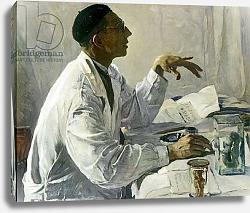 Постер Нестеров Михаил Portrait of S. S. Yudin, 1935 Постер Нестеров Михаил Portrait of S. S. Yudin, 1935