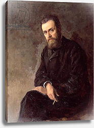 Постер Ярошенко Николай Portrait of Gleb I. Uspensky 1884 Постер Ярошенко Николай Portrait of Gleb I. Uspensky 1884