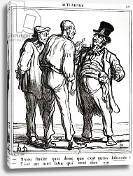 Постер Даумер Оноре (дет) Cartoon about the plebiscite of 8th May 1870, from the Journal 'Le Charivari' Постер Даумер Оноре (дет) Cartoon about the plebiscite of 8th May 1870, from the Journal 'Le Charivari'