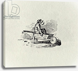 Постер Бевик Томас A Man in a Wheelbarrow from 'History of British Birds and Quadrupeds' publ 1815? Постер Бевик Томас A Man in a Wheelbarrow from 'History of British Birds and Quadrupeds' publ 1815?