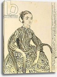 Постер Ван Гог Винсент (Vincent Van Gogh) Portrait of a Young Girl, 1888 Постер Ван Гог Винсент (Vincent Van Gogh) Portrait of a Young Girl, 1888