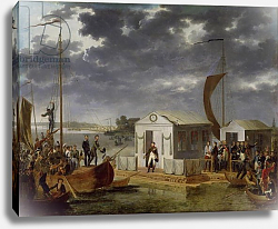 Постер Роен Адольф Meeting between Napoleon Bonaparte and Alexander I of Russia at Niemen, 25th June 1807, 1808 Постер Роен Адольф Meeting between Napoleon Bonaparte and Alexander I of Russia at Niemen, 25th June 1807, 1808