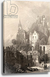 Постер Робертс Давид Trarbach, engraved by E.I. Roberts, illustration from 'The Pilgrims of the Rhine' published 1840 Постер Робертс Давид Trarbach, engraved by E.I. Roberts, illustration from 'The Pilgrims of the Rhine' published 1840