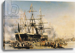 Постер Изабе Луи King Louis-Philippe Disembarking at Portsmouth, 8th October 1844, 1846 Постер Изабе Луи King Louis-Philippe Disembarking at Portsmouth, 8th October 1844, 1846
