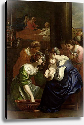 Постер Школа: Итальянская 17в. The Birth of the Virgin, c.1620 Постер Школа: Итальянская 17в. The Birth of the Virgin, c.1620