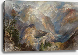 Постер Моран Томас Morning in the Sierras, Nevada, 1910 Постер Моран Томас Morning in the Sierras, Nevada, 1910