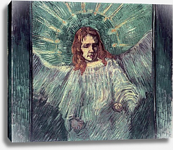 Постер Ван Гог Винсент (Vincent Van Gogh) Head of an Angel, after Rembrandt, 1889 Постер Ван Гог Винсент (Vincent Van Gogh) Head of an Angel, after Rembrandt, 1889