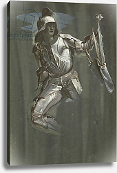 Постер Берне-Джонс Эдвард Study for Perseus in 'The Finding of Medusa', c.1881 Постер Берне-Джонс Эдвард Study for Perseus in 'The Finding of Medusa', c.1881