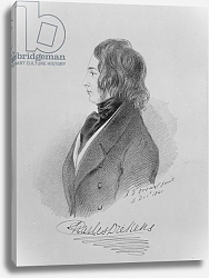 Постер Орсе Альфред Portrait of Charles Dickens 16th December 1841 Постер Орсе Альфред Portrait of Charles Dickens 16th December 1841