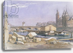 Постер Редгрейв Ричард The Pont au Change and the Conciergerie, Paris, 1837 Постер Редгрейв Ричард The Pont au Change and the Conciergerie, Paris, 1837
