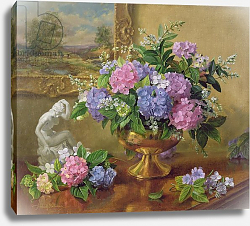 Постер Уильямс Альберт (совр) AB211B Still Life of Hydrangeas and Lilacs Постер Уильямс Альберт (совр) AB211B Still Life of Hydrangeas and Lilacs