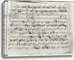 Постер Моцарт Вольфганг Trio in G major for violin, harpsichord and violoncello 1786 Постер Моцарт Вольфганг Trio in G major for violin, harpsichord and violoncello 1786