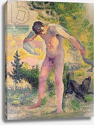 Постер Кросс Анри Bather drying himself at St. Tropez, 1893 Постер Кросс Анри Bather drying himself at St. Tropez, 1893