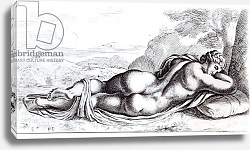 Постер Перье Франсуа (грав) Hermaphrodite in the Borghese Gardens, c.1653 Постер Перье Франсуа (грав) Hermaphrodite in the Borghese Gardens, c.1653