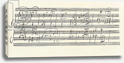 Постер Бетховен Людвиг Portion of the Manuscript of Beethoven's Sonata in A, Opus 101 Постер Бетховен Людвиг Portion of the Manuscript of Beethoven's Sonata in A, Opus 101