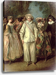 Постер Ланкре Никола The Actors of the Commedia dell'Arte Постер Ланкре Никола The Actors of the Commedia dell'Arte