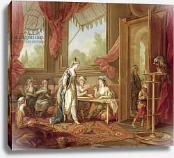 Постер Лоо Чарли The Sultana Ordering Tapestries from the Odalisques Постер Лоо Чарли The Sultana Ordering Tapestries from the Odalisques