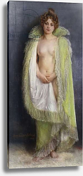 Постер Карье-Белюз Пьер A Nude with a Green Cloak, 1899 Постер Карье-Белюз Пьер A Nude with a Green Cloak, 1899