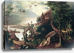 Постер Брейгель Питер Старший Temptation of St.Anthony, c.1550-75 Постер Брейгель Питер Старший Temptation of St.Anthony, c.1550-75