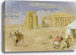 Постер Льюис Джон The Ramesseum at Thebes, c.1850 Постер Льюис Джон The Ramesseum at Thebes, c.1850