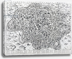 Постер Брамбилла Амброзио Antiquae Urbis Perfecta Imago, Map of Rome, c.1600 Постер Брамбилла Амброзио Antiquae Urbis Perfecta Imago, Map of Rome, c.1600