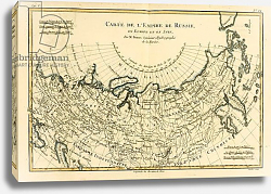Постер Бонне Чарльз (карты) Map of the Russian Empire, in Europe and Asia, 1780 Постер Бонне Чарльз (карты) Map of the Russian Empire, in Europe and Asia, 1780