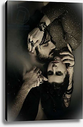 Постер Хогабо Элинтиция (совр) Eira & Lukas in water, dark, 2016, screen print Постер Хогабо Элинтиция (совр) Eira & Lukas in water, dark, 2016, screen print