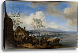 Постер Вауверман Филипс Merry and Rowdy Peasants at an Inn, 1653 Постер Вауверман Филипс Merry and Rowdy Peasants at an Inn, 1653