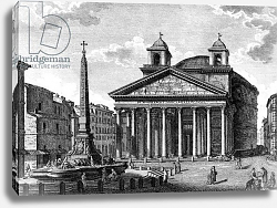 Постер Акварони Джузеппе View of the Pantheon, Rome, c.1810 Постер Акварони Джузеппе View of the Pantheon, Rome, c.1810