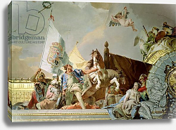 Постер Тьеполо Джованни The Glory of Spain I, from the Ceiling of the Throne Room, 1764 Постер Тьеполо Джованни The Glory of Spain I, from the Ceiling of the Throne Room, 1764
