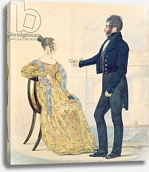 Постер Дигтон Ричард Portrait of Captain and Mrs George Ruddle, c.1835 Постер Дигтон Ричард Portrait of Captain and Mrs George Ruddle, c.1835