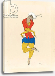 Постер Бакст Леон Maria Kuznetsova, costume design for 'L'Adoration', 1922 Постер Бакст Леон Maria Kuznetsova, costume design for 'L'Adoration', 1922