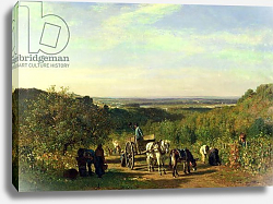 Постер Тройон Констан View from the Hilltops of Suresnes or, The Grape Harvest at Suresnes Постер Тройон Констан View from the Hilltops of Suresnes or, The Grape Harvest at Suresnes
