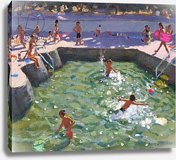 Постер Макара Эндрю (совр) Childrens pool,Vrsar,Croatia,2017, Постер Макара Эндрю (совр) Childrens pool,Vrsar,Croatia,2017,